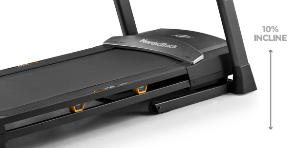 Nordictrack T12.0 dőlésszög