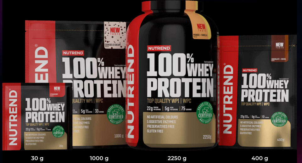 Nutrend 100% whey protein