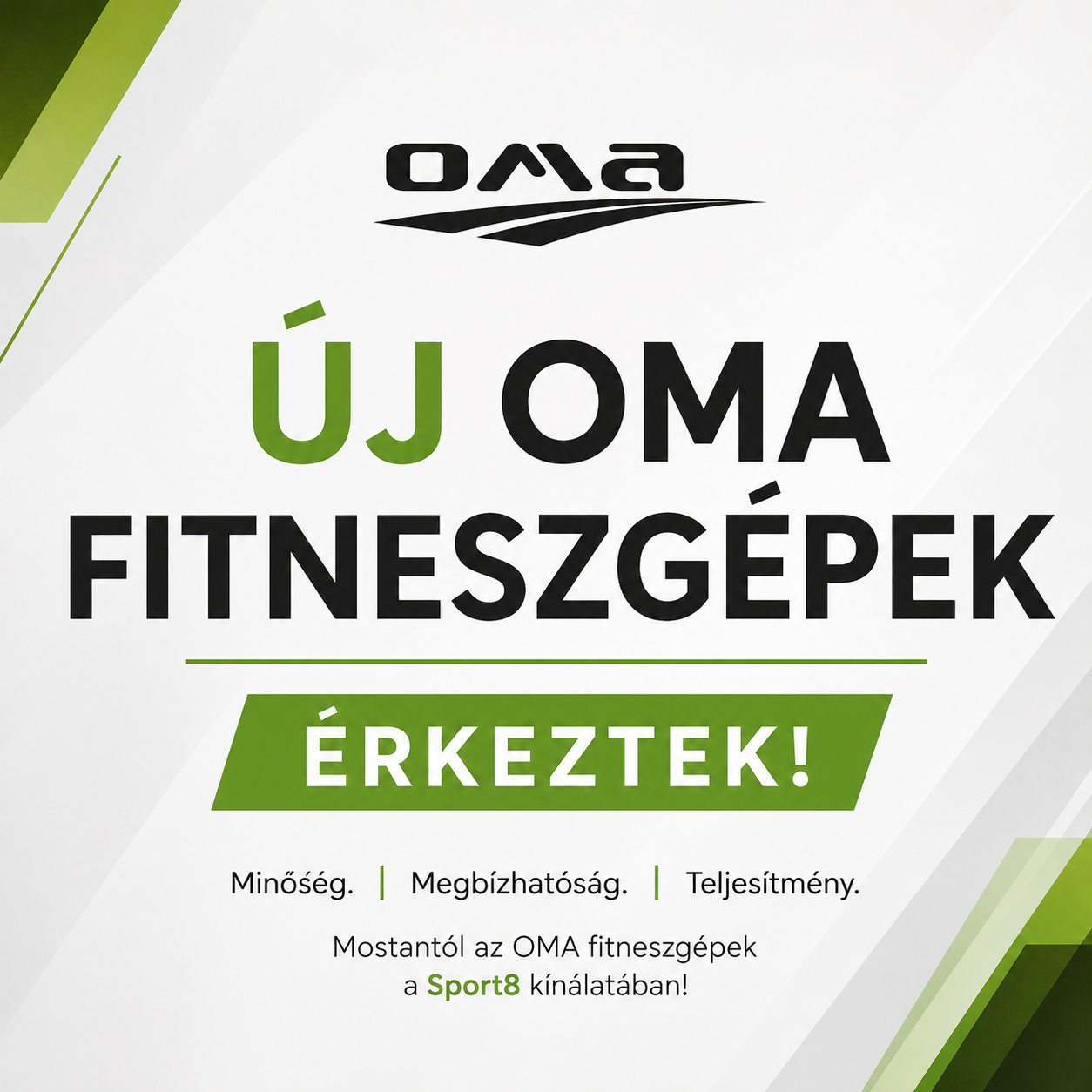 OMA Fitness – Megérkeztek az új modellek