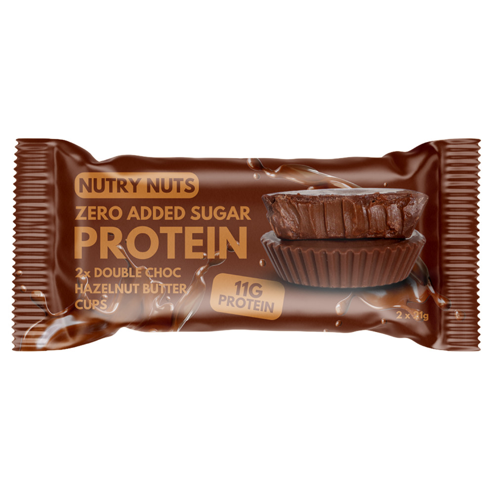Image of NUTRY NUTS Protein Hazelnut Butter Cups - Double Choc 42g