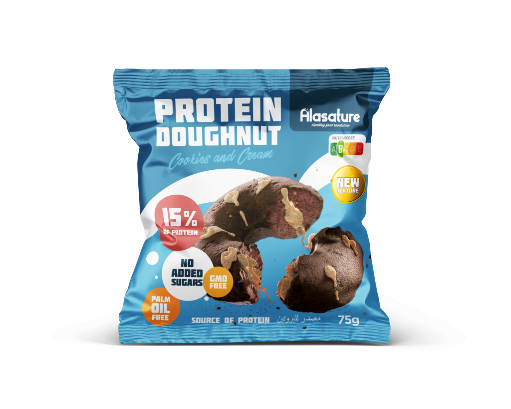 Image of ALASATURE Protein Fánk 75 g Cookies &amp; Cream